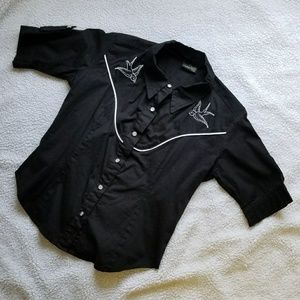 Vintage embroidered top